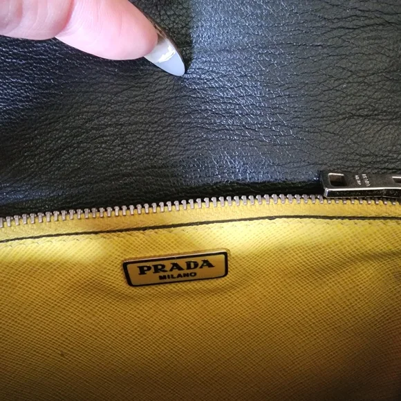 Authentic Prada Saffiano Top Handle Bag Or Crossbody Bag - Picture 8 of 16